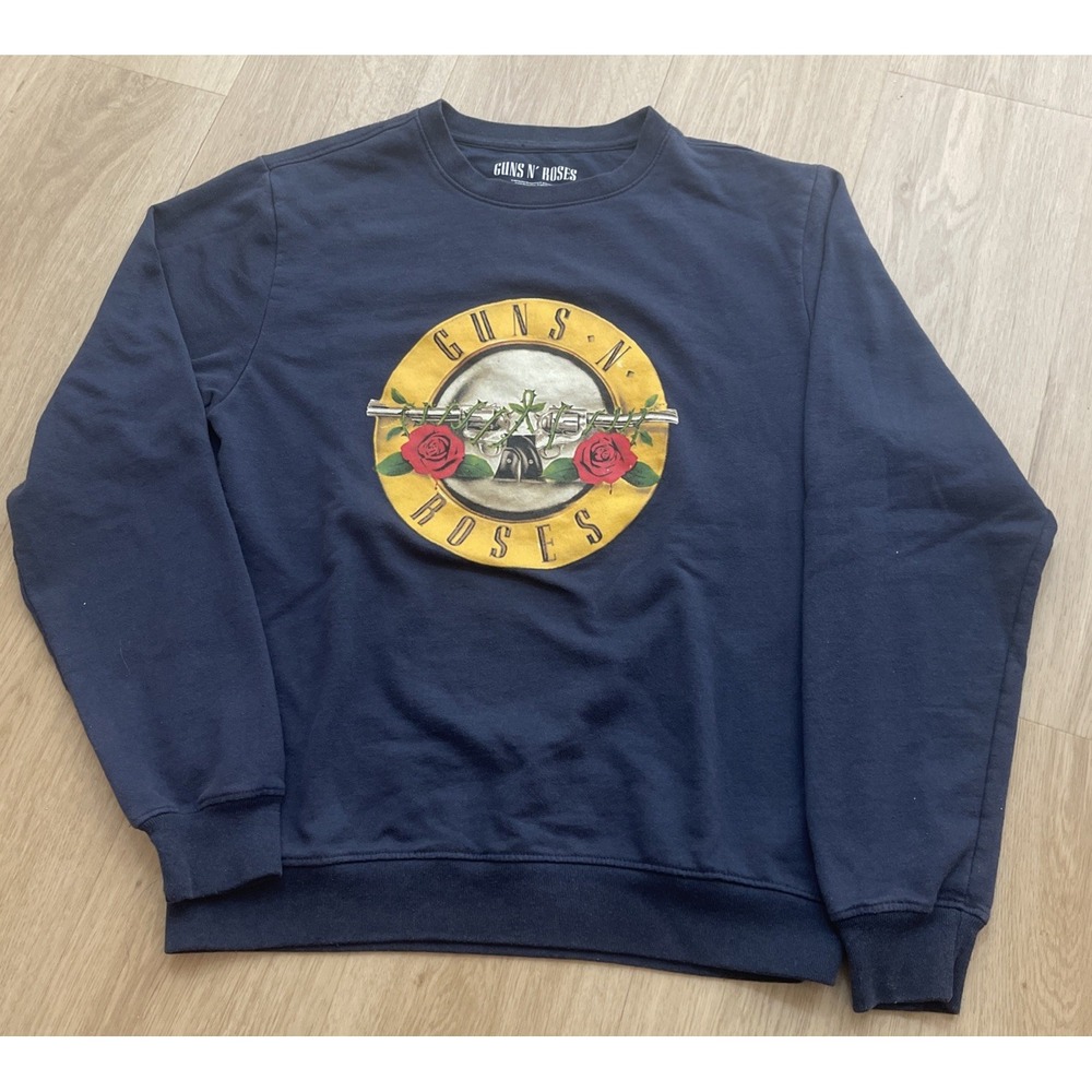 Guns N' Roses Sweatshirt Men's Small Graphic Rock Band Crewneck Authentic